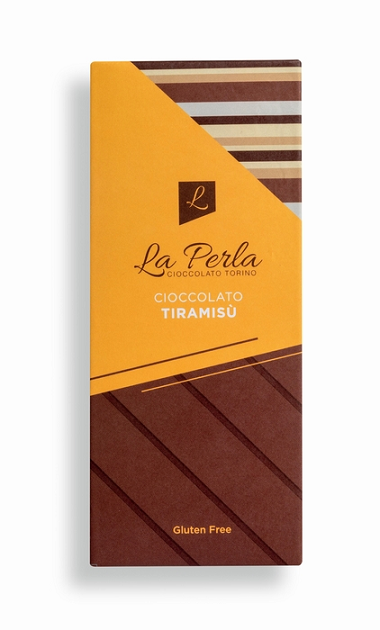 La Perla – Schokoladentafel – weiss mit Tiramisù – 60 Gramm